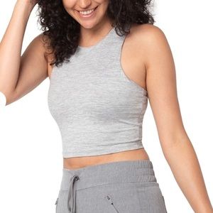Kyodan Day to Day Sculpt Bra Tank. Size Medium. Light Grey Heather.
